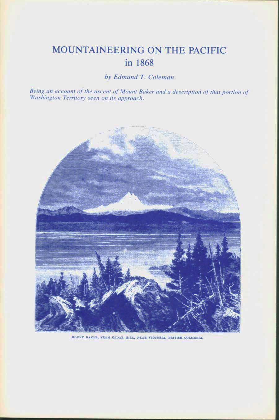 Mountaineering on the Pacific in 1868. vist0014 front cover